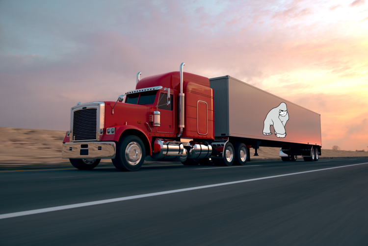 Our data center migration specialists pack your valuable equipment in trucks like this for moves across your city or across the country.